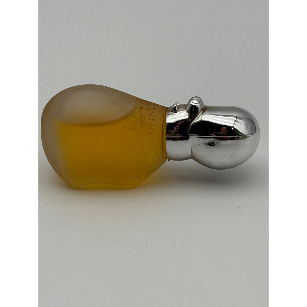 Vintage Avon Sweet Honesty Baby Hippo Cologne 1 fl oz Frosted Glass Bottle